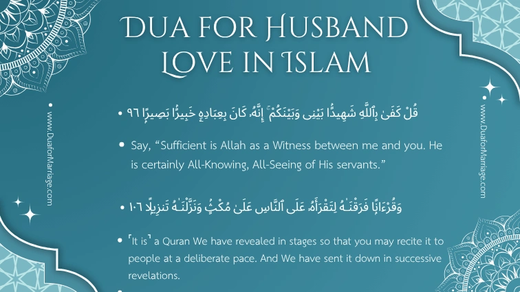 Dua for Husband Love in Islam